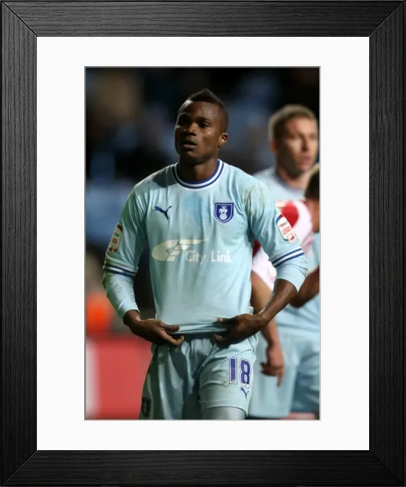 Framed Print : Game-Winning Goal: Alex Nimely Stuns Middlesbrough at Coventry City (Npower Championship, 21-01-2012) Framed Print : Game-Winning Goal: Alex Nimely Stuns Middlesbrough at Coventry City (Npower Championship, 21-01-2012)