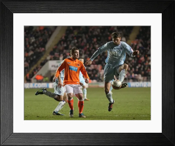 Framed Print : Championship Showdown: Hreidarsson vs. Fleck at Bloomfield Road (January 31, 2012) - Blackpool vs. Coventry City Framed Print : Championship Showdown: Hreidarsson vs. Fleck at Bloomfield Road (January 31, 2012) - Blackpool vs. Coventry City