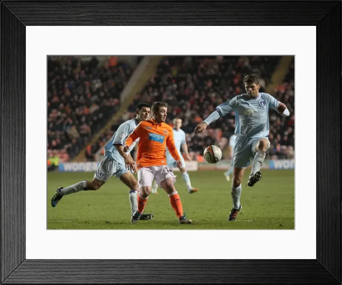 Framed Print : Hreidarsson vs. Fleck: A Championship Showdown - Coventry City vs. Blackpool (January 31, 2012, Bloomfield Road) Framed Print : Hreidarsson vs. Fleck: A Championship Showdown - Coventry City vs. Blackpool (January 31, 2012, Bloomfield Road)