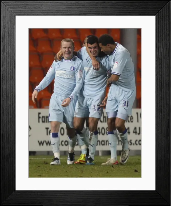 Framed Print : Conor Thomas's Thrilling Goal: Coventry City's Npower Championship Victory at Blackpool (31-01-2012) Framed Print : Conor Thomas's Thrilling Goal: Coventry City's Npower Championship Victory at Blackpool (31-01-2012)