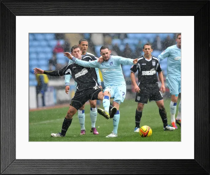 Framed Print : Battling for Championship Supremacy: Coventry City vs. Ipswich Town Framed Print : Battling for Championship Supremacy: Coventry City vs. Ipswich Town