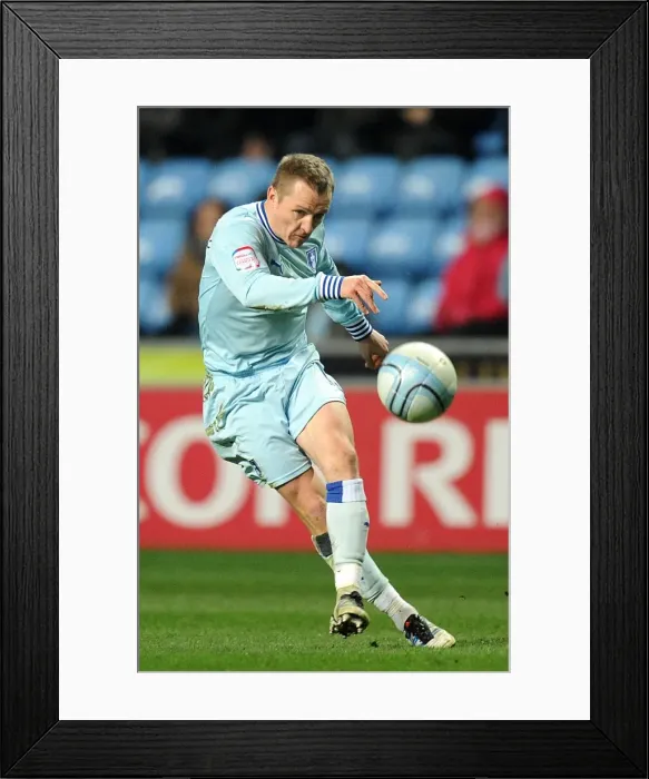 Framed Print : Gary McSheffrey in Action: Coventry City vs. Leeds United, Npower Championship (February 14, 2012, Ricoh Arena) Framed Print : Gary McSheffrey in Action: Coventry City vs. Leeds United, Npower Championship (February 14, 2012, Ricoh Arena)