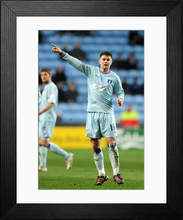 Framed Print : Oliver Norwood in Action for Coventry City Against Leeds United at Ricoh Arena (2012) Framed Print : Oliver Norwood in Action for Coventry City Against Leeds United at Ricoh Arena (2012)