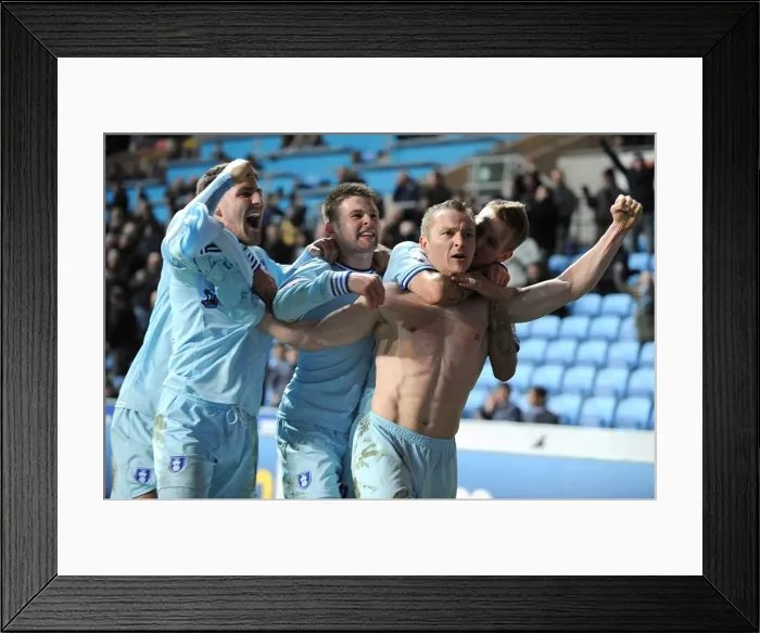 Framed Print : Euphoric Double: Gary McSheffrey's Brace - Coventry City's Unforgettable Victory Against Leeds United (February 14, 2012, Ricoh Arena) Framed Print : Euphoric Double: Gary McSheffrey's Brace - Coventry City's Unforgettable Victory Against Leeds United (February 14, 2012, Ricoh Arena)