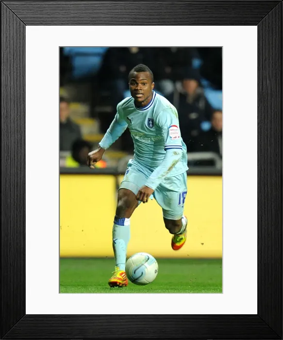 Framed Print : Alex Nimely Scores the Game-Winning Goal: Coventry City vs Leeds United (February 14, 2012, Npower Championship) Framed Print : Alex Nimely Scores the Game-Winning Goal: Coventry City vs Leeds United (February 14, 2012, Npower Championship)