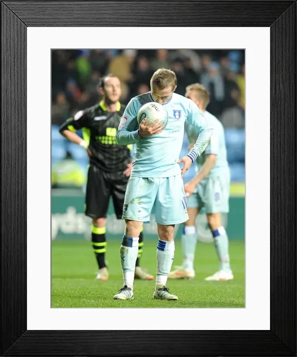 Framed Print : Gary McSheffrey's Dramatic Double Penalty: Coventry City's Thrilling Comeback Against Leeds United in Npower Championship (14-02-2012) Framed Print : Gary McSheffrey's Dramatic Double Penalty: Coventry City's Thrilling Comeback Against Leeds United in Npower Championship (14-02-2012)