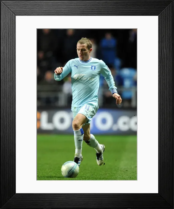 Framed Print : Gary McSheffrey Scores the Game-Winning Goal Against Leeds United at Ricoh Arena (February 14, 2012) Framed Print : Gary McSheffrey Scores the Game-Winning Goal Against Leeds United at Ricoh Arena (February 14, 2012)