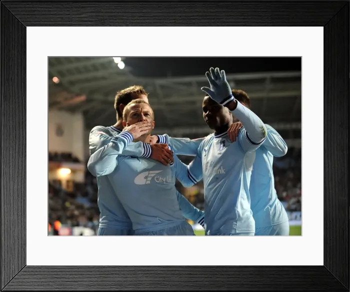 Framed Print : Gary McSheffrey's Epic Stunner: Coventry City's Thrilling Opening Goal vs. Leeds United (Championship 2012) Framed Print : Gary McSheffrey's Epic Stunner: Coventry City's Thrilling Opening Goal vs. Leeds United (Championship 2012)
