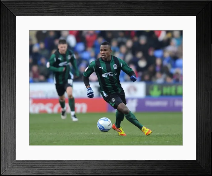 Framed Print : Game-Winning Goal: Coventry City's Triumph Over Reading at Madejski Stadium (11-02-2012) - Alex Nimely's Strike Framed Print : Game-Winning Goal: Coventry City's Triumph Over Reading at Madejski Stadium (11-02-2012) - Alex Nimely's Strike