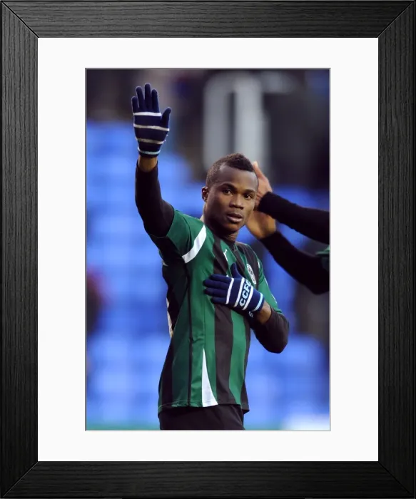 Framed Print : Alex Nimely Scores the Game-Winning Goal for Coventry City against Reading at Madejski Stadium (February 11, 2012) Framed Print : Alex Nimely Scores the Game-Winning Goal for Coventry City against Reading at Madejski Stadium (February 11, 2012)