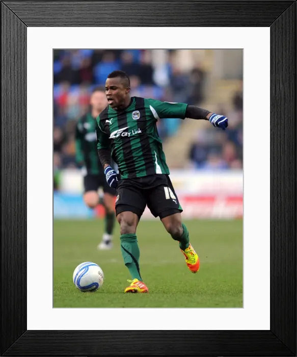 Framed Print : Alex Nimely's Dramatic Winning Goal for Coventry City against Reading (11-02-2012) Framed Print : Alex Nimely's Dramatic Winning Goal for Coventry City against Reading (11-02-2012)