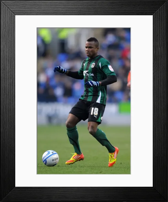 Framed Print : Alex Nimely's Thrilling Winning Goal for Coventry City against Reading at Madejski Stadium (11-02-2012) Framed Print : Alex Nimely's Thrilling Winning Goal for Coventry City against Reading at Madejski Stadium (11-02-2012)