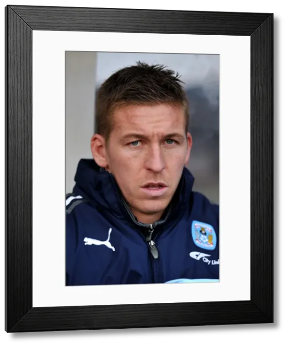 Framed Print : Freddy Eastwood Scores the Game-Winning Goal for Coventry City Against Nottingham Forest at City Ground (Npower Championship, 18-02-2012) Framed Print : Freddy Eastwood Scores the Game-Winning Goal for Coventry City Against Nottingham Forest at City Ground (Npower Championship, 18-02-2012)