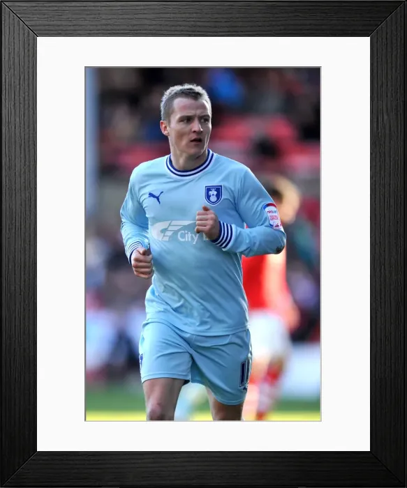 Framed Print : Thrilling Moment: Gary McSheffrey Scores for Coventry City at Nottingham Forest's City Ground (Npower Football League Championship, 18-02-2012) Framed Print : Thrilling Moment: Gary McSheffrey Scores for Coventry City at Nottingham Forest's City Ground (Npower Football League Championship, 18-02-2012)