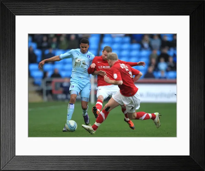 Framed Print : Intense Championship Showdown: Cyrus Christie vs. Barnsley's Done and McEveley Framed Print : Intense Championship Showdown: Cyrus Christie vs. Barnsley's Done and McEveley