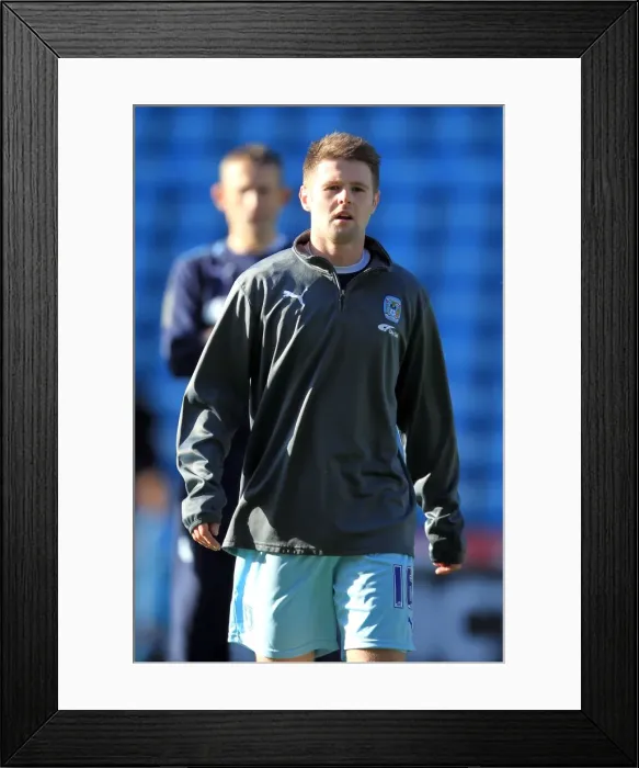 Framed Print : Oliver Norwood, Coventry City Framed Print : Oliver Norwood, Coventry City