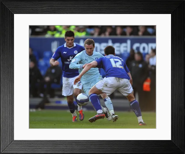 Framed Print : Championship Showdown: Marshall and St. Ledger vs. McSheffrey - Leicester City vs. Coventry City Framed Print : Championship Showdown: Marshall and St. Ledger vs. McSheffrey - Leicester City vs. Coventry City