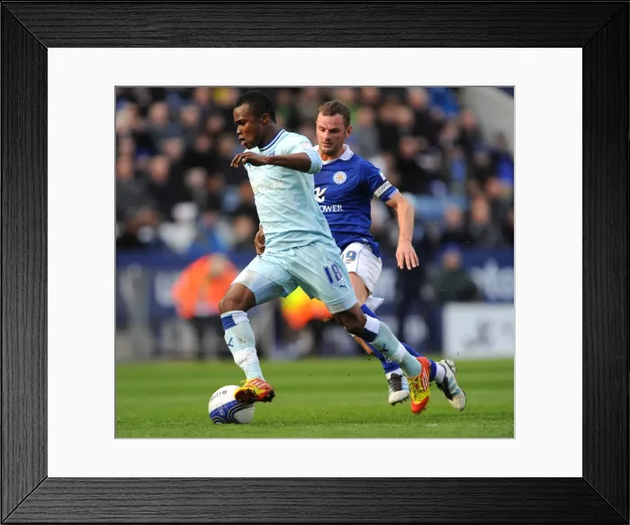 Framed Print : Championship Showdown: Richie Wellens vs Alex Nimely at The King Power Stadium (March 3, 2012) Framed Print : Championship Showdown: Richie Wellens vs Alex Nimely at The King Power Stadium (March 3, 2012)