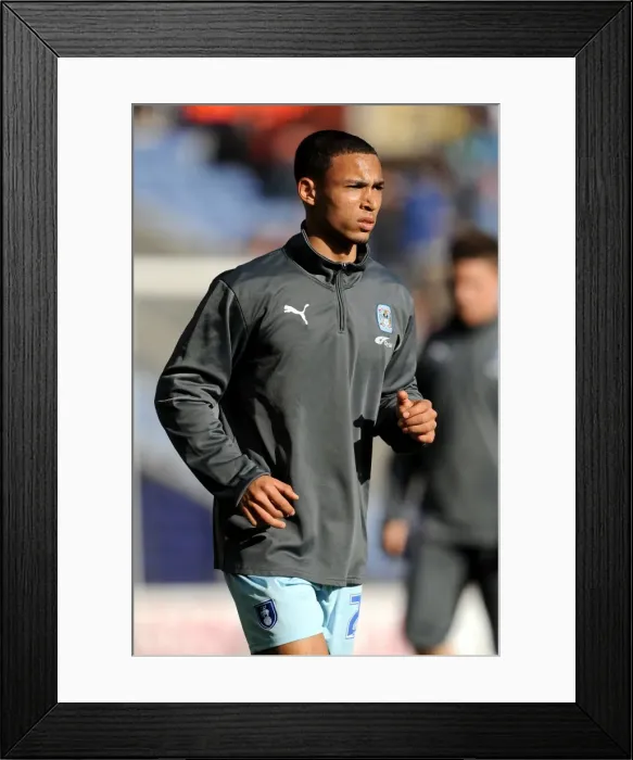 Framed Print : Defiant Jordan Clarke Shines in Coventry City's Battle at The King Power Stadium (Npower Championship, 2012) Framed Print : Defiant Jordan Clarke Shines in Coventry City's Battle at The King Power Stadium (Npower Championship, 2012)