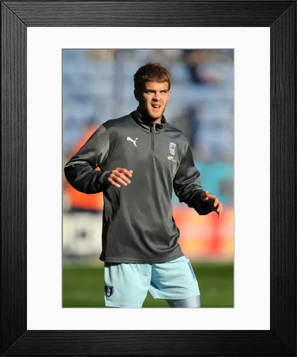 Framed Print : Martin Cranie vs. Leicester City: Coventry City's Battle at The King Power Stadium (03-03-2012) Framed Print : Martin Cranie vs. Leicester City: Coventry City's Battle at The King Power Stadium (03-03-2012)