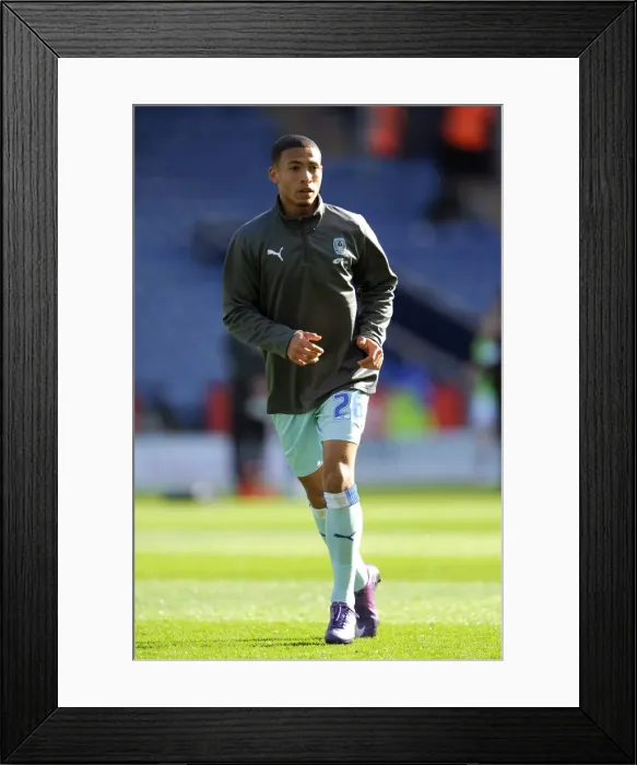 Framed Print : Coventry City vs. Leicester City: Jordan Clarke Stands Firm at The King Power Stadium (03-03-2012) Framed Print : Coventry City vs. Leicester City: Jordan Clarke Stands Firm at The King Power Stadium (03-03-2012)