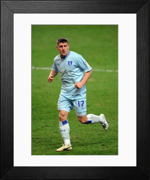 Framed Print : Gary Deegan vs Crystal Palace: Npower Championship Showdown at Ricoh Arena (06-03-2012) Framed Print : Gary Deegan vs Crystal Palace: Npower Championship Showdown at Ricoh Arena (06-03-2012)
