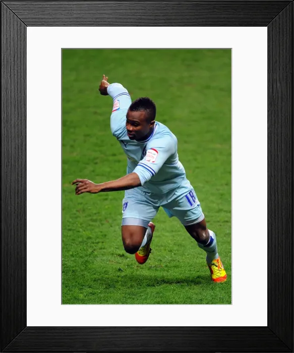 Framed Print : Alex Nimely Scores: Coventry City vs Crystal Palace (Npower Championship, 06-03-2012)