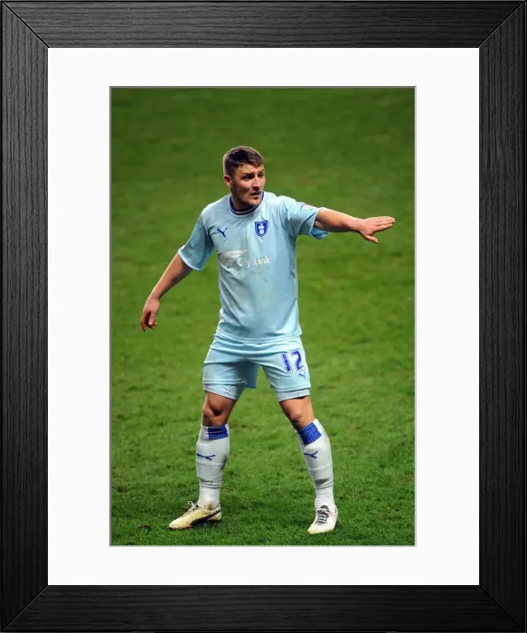 Framed Print : Gary Deegan in Action for Coventry City Against Crystal Palace (Npower Championship, 06-03-2012, Ricoh Arena) Framed Print : Gary Deegan in Action for Coventry City Against Crystal Palace (Npower Championship, 06-03-2012, Ricoh Arena)