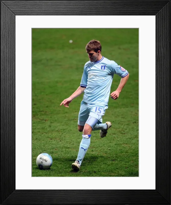Framed Print : Martin Cranie of Coventry City vs. Crystal Palace at Ricoh Arena, Npower Championship (06-03-2012) Framed Print : Martin Cranie of Coventry City vs. Crystal Palace at Ricoh Arena, Npower Championship (06-03-2012)