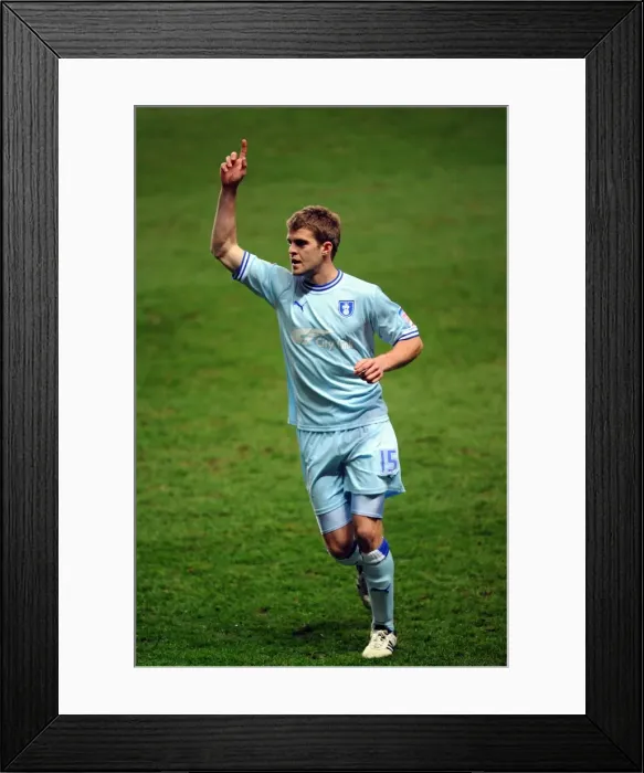 Framed Print : Martin Cranie Faces Crystal Palace at Ricoh Arena: Coventry City vs. Crystal Palace, Npower Championship (06-03-2012) Framed Print : Martin Cranie Faces Crystal Palace at Ricoh Arena: Coventry City vs. Crystal Palace, Npower Championship (06-03-2012)