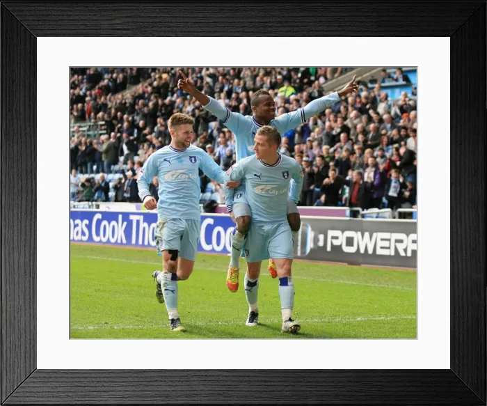 Framed Print : Coventry City FC: Gary McSheffrey's Epic Goal - Victory over Birmingham City (10-03-2012) Framed Print : Coventry City FC: Gary McSheffrey's Epic Goal - Victory over Birmingham City (10-03-2012)