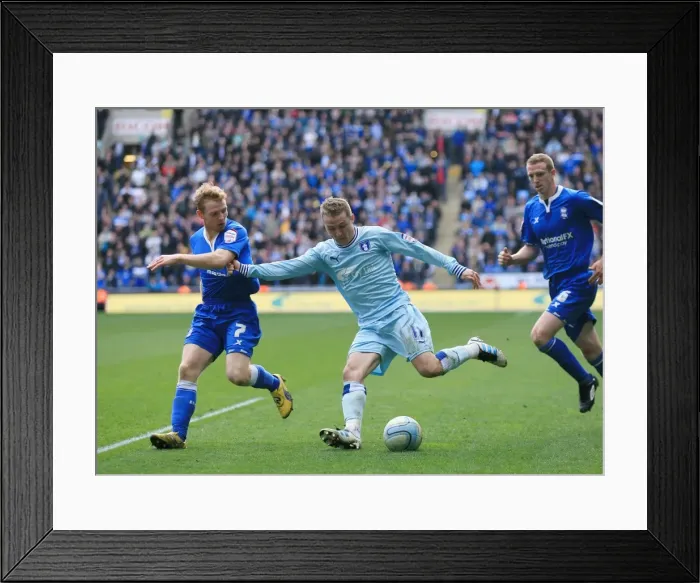Framed Print : Gary McSheffrey vs. Birmingham City Defenders: A Fierce Clash During Coventry City's Npower Championship Match (10-03-2012) Framed Print : Gary McSheffrey vs. Birmingham City Defenders: A Fierce Clash During Coventry City's Npower Championship Match (10-03-2012)