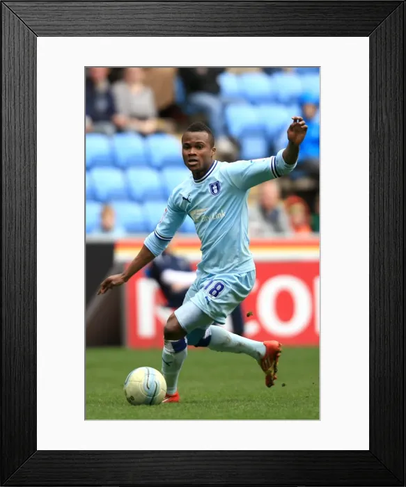 Framed Print : Alex Nimely Scores the Winning Goal: Coventry City vs Birmingham City (Npower Championship, 10-03-2012) Framed Print : Alex Nimely Scores the Winning Goal: Coventry City vs Birmingham City (Npower Championship, 10-03-2012)