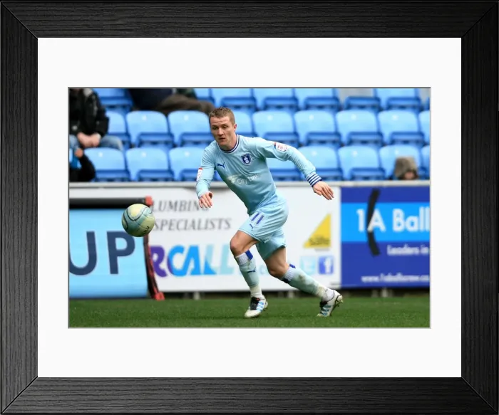 Framed Print : Gary McSheffrey Scores the Winning Goal Against Birmingham City in the Npower Championship Match at Ricoh Arena (10-03-2012) Framed Print : Gary McSheffrey Scores the Winning Goal Against Birmingham City in the Npower Championship Match at Ricoh Arena (10-03-2012)