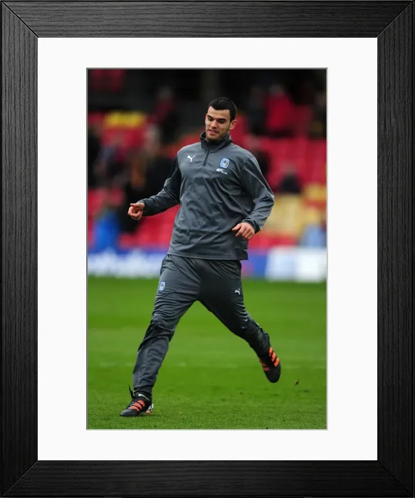 Framed Print : Conor Thomas in Action: Coventry City vs. Watford, Npower Championship (17-03-2012) Framed Print : Conor Thomas in Action: Coventry City vs. Watford, Npower Championship (17-03-2012)