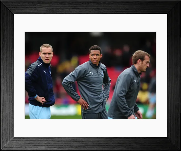 Framed Print : Triple Force: Hussey, Christie, and Clingan of Coventry City at Vicarage Road Against Watford (17-03-2012) Framed Print : Triple Force: Hussey, Christie, and Clingan of Coventry City at Vicarage Road Against Watford (17-03-2012)