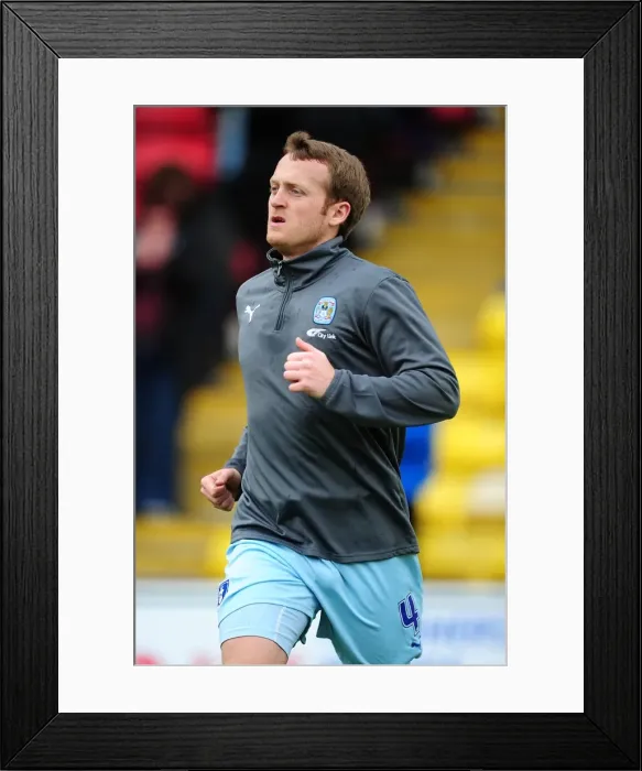 Framed Print : Sammy Clingan in Action: Coventry City vs. Watford (March 17, 2012) Framed Print : Sammy Clingan in Action: Coventry City vs. Watford (March 17, 2012)