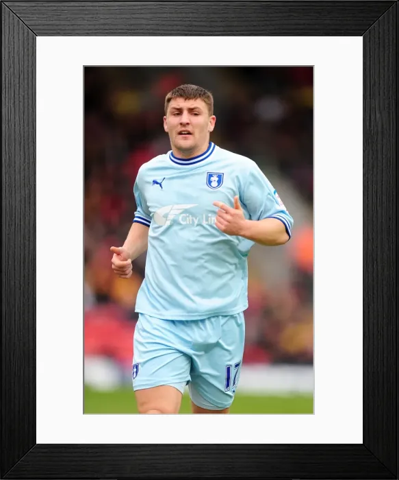 Framed Print : Coventry City's Gary Deegan in Action Against Watford at Vicarage Road (17-03-2012) Framed Print : Coventry City's Gary Deegan in Action Against Watford at Vicarage Road (17-03-2012)