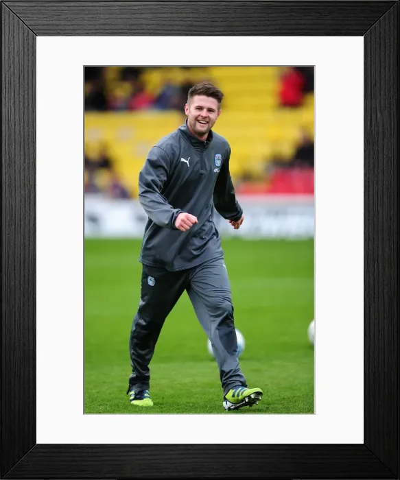 Framed Print : Oliver Norwood in Action for Coventry City against Watford, March 17, 2012 (Npower Championship, Vicarage Road) Framed Print : Oliver Norwood in Action for Coventry City against Watford, March 17, 2012 (Npower Championship, Vicarage Road)