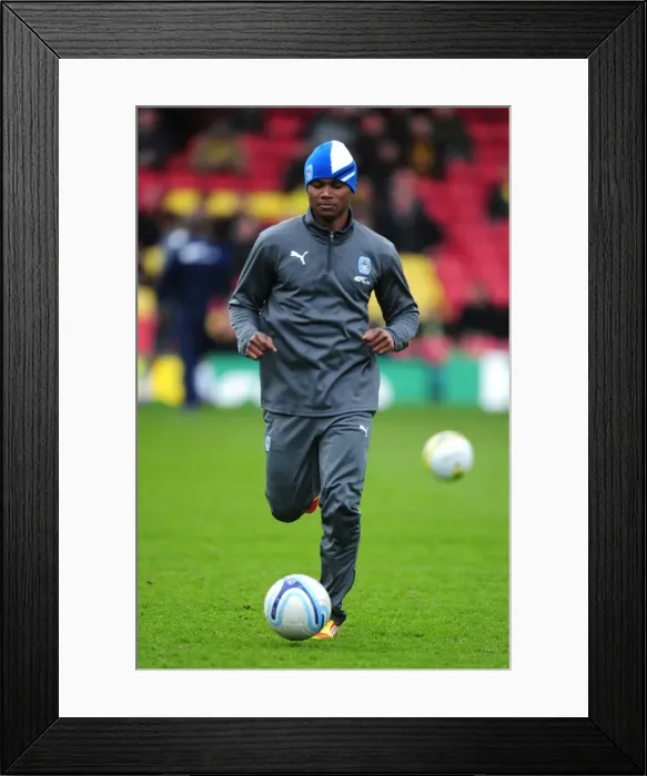 Framed Print : Alex Nimely in Action for Coventry City against Watford, Npower Championship (17-03-2012, Vicarage Road) Framed Print : Alex Nimely in Action for Coventry City against Watford, Npower Championship (17-03-2012, Vicarage Road)