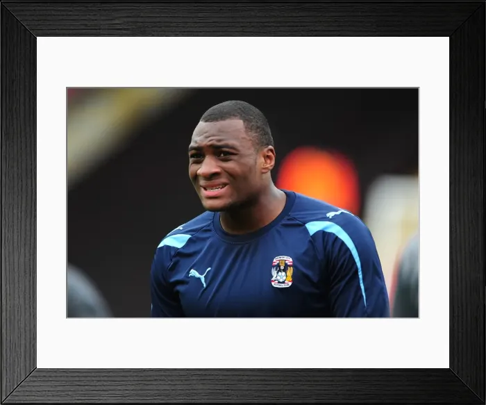 Framed Print : Nathan Cameron in Action: Coventry City vs. Watford, Npower Championship (17-03-2012, Vicarage Road) Framed Print : Nathan Cameron in Action: Coventry City vs. Watford, Npower Championship (17-03-2012, Vicarage Road)