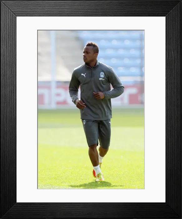 Framed Print : Alex Nimely Scores the Winning Goal: Coventry City vs Portsmouth (Npower Championship, 24-03-2012) Framed Print : Alex Nimely Scores the Winning Goal: Coventry City vs Portsmouth (Npower Championship, 24-03-2012)