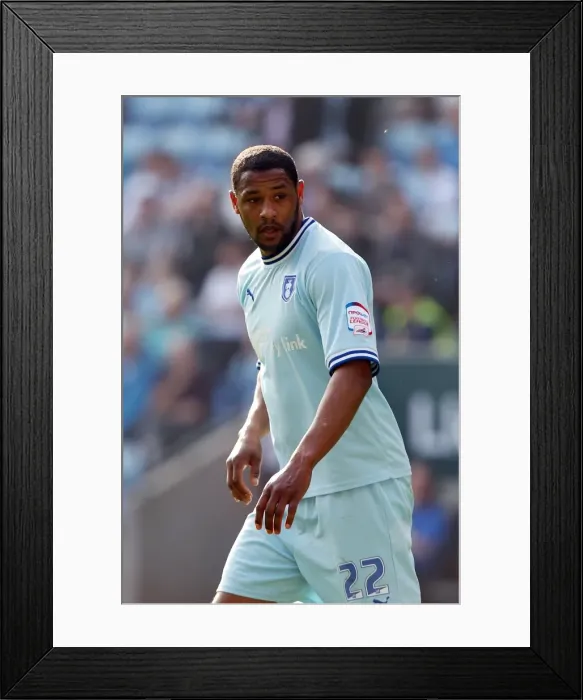 Framed Print : Clive Platt Scores: Coventry City vs Portsmouth, Npower Championship (24-03-2012) - Ricoh Arena Framed Print : Clive Platt Scores: Coventry City vs Portsmouth, Npower Championship (24-03-2012) - Ricoh Arena