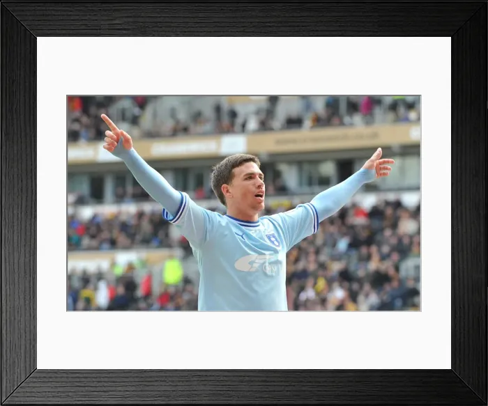 Framed Print : Cody McDonald's Brace: Coventry City's Double Victory over Hull City (Npower Championship, 31-03-2012)
