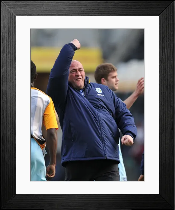 Framed Print : Andy Thorn's Coventry City: Championship Victory Celebration at Hull City (31-03-2012) Framed Print : Andy Thorn's Coventry City: Championship Victory Celebration at Hull City (31-03-2012)