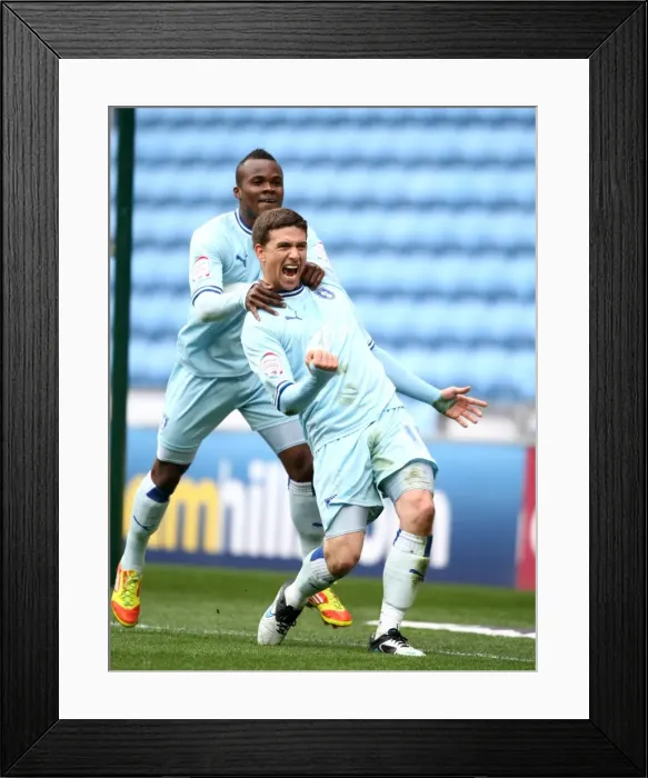 Framed Print : Thrilling Debut: Cody McDonald Scores First Goal for Coventry City vs. Peterborough United (07-04-2012) Framed Print : Thrilling Debut: Cody McDonald Scores First Goal for Coventry City vs. Peterborough United (07-04-2012)