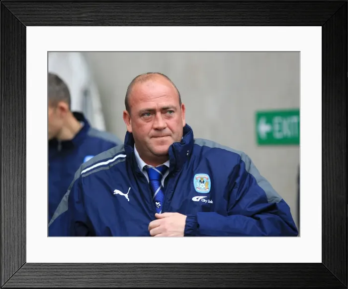 Framed Print : Andy Thorn Leads Coventry City Against Peterborough United in Championship Showdown at Ricoh Arena Framed Print : Andy Thorn Leads Coventry City Against Peterborough United in Championship Showdown at Ricoh Arena