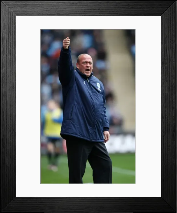 Framed Print : Andy Thorn Leads Coventry City in Championship Clash Against Peterborough United at Ricoh Arena (07-04-2012) Framed Print : Andy Thorn Leads Coventry City in Championship Clash Against Peterborough United at Ricoh Arena (07-04-2012)