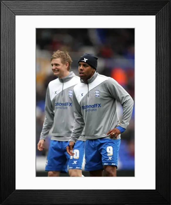 Framed Print : Marlon King Scores the Winning Goal Against Birmingham City in Npower Championship (09-04-2012) Framed Print : Marlon King Scores the Winning Goal Against Birmingham City in Npower Championship (09-04-2012)