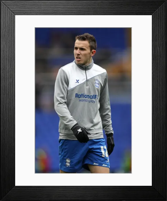 Framed Print : Jordan Mutch Scores the Game-Winning Goal: Coventry City Triumphs over Birmingham City at Ashton Gate (April 9, 2012)